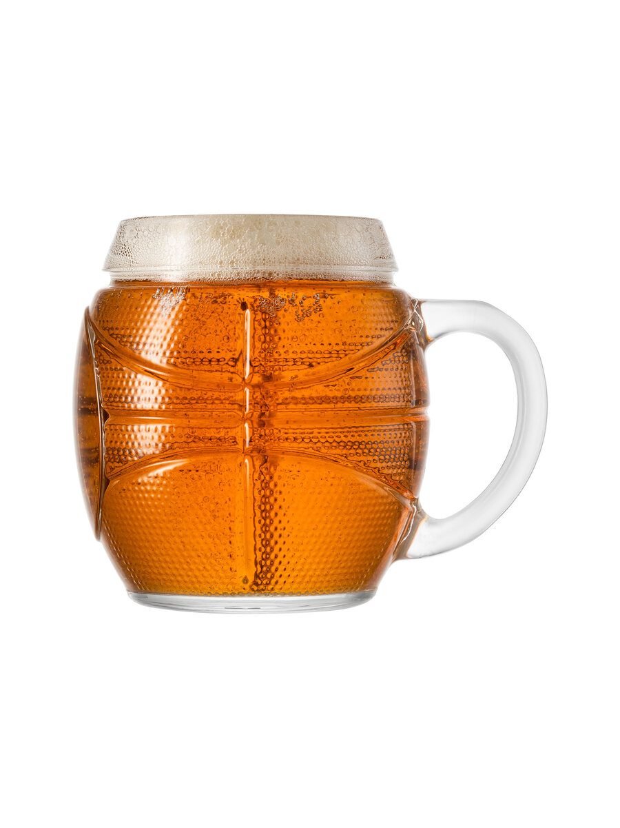 borgonovo-sport-basketball-bierkrug-glas-0-5-l image 1