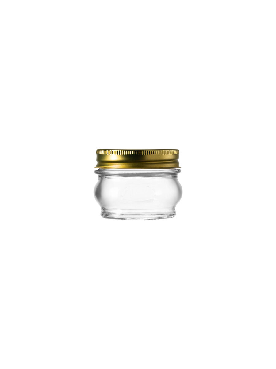 borgonovo-l-ortolano-156-vorratsglas-156-ml-mit-golddeckel image 2