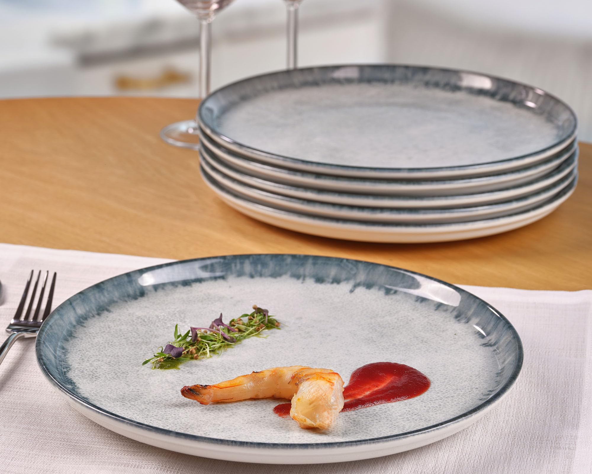 pasabahce-flatware-sets-tinta-speiseteller-28cm-blau-6-st-ck image 6