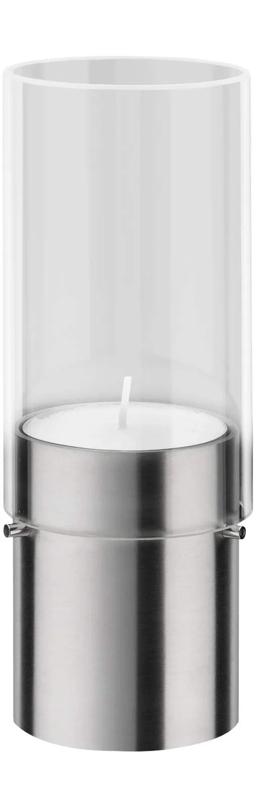 carl-mertens-tabula-nova-s-windlicht-glas-klar-edelstahl image 1