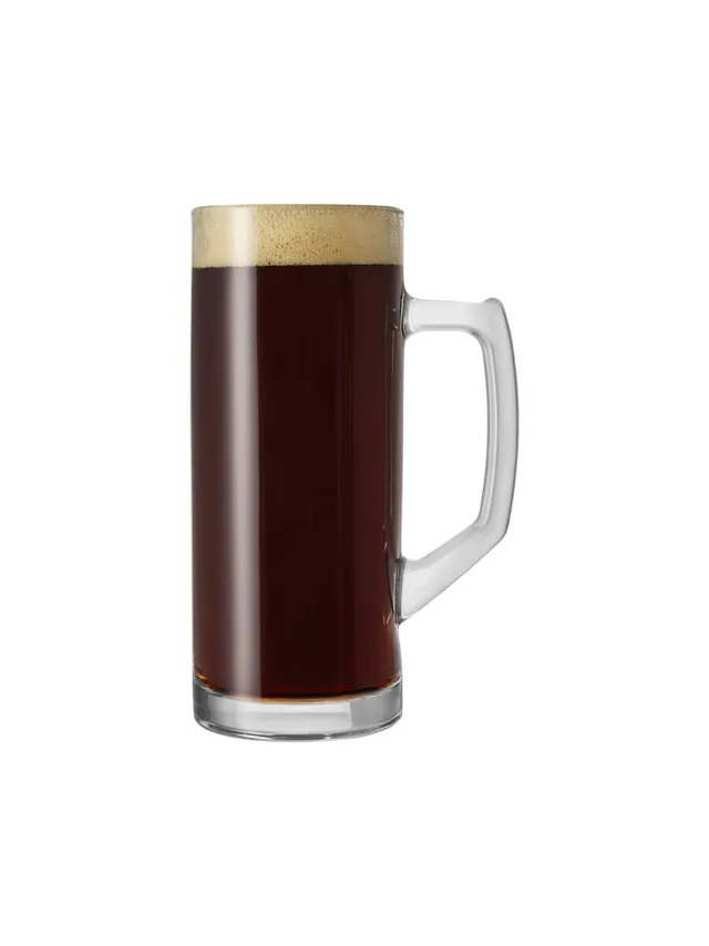 borgonovo-reno-bierkrug-0-25-l-glatt-mit-henkel-glas image 1