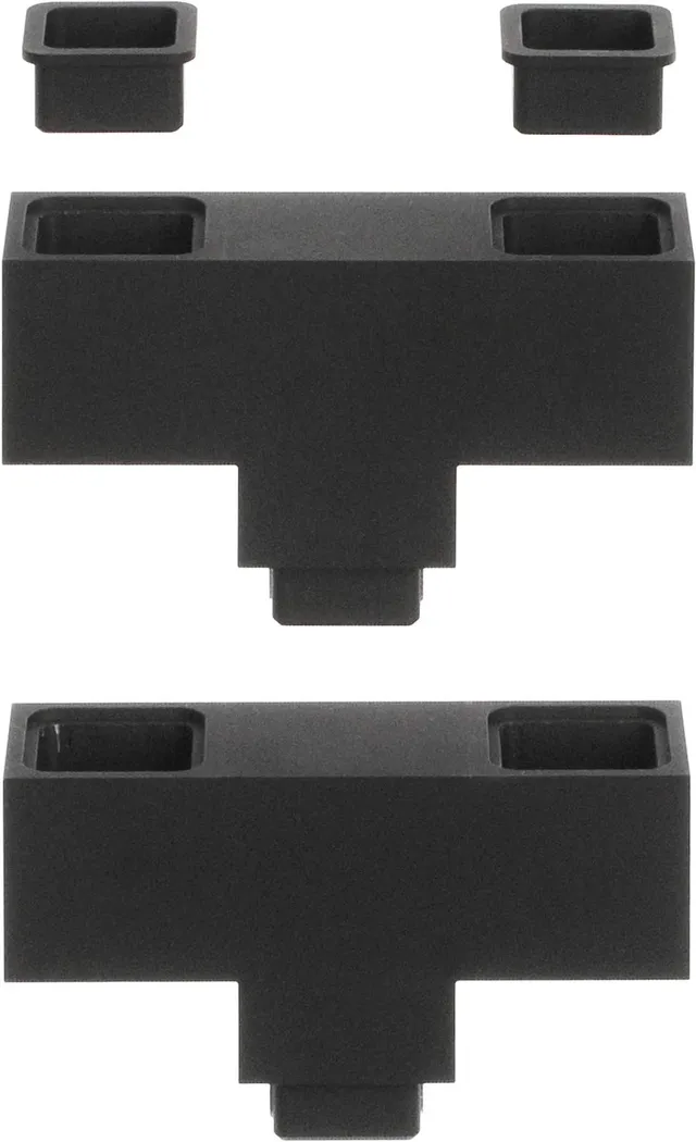 carl-mertens-bricks-modularer-kerzenleuchter-schwarz-mit-kerzen image 1