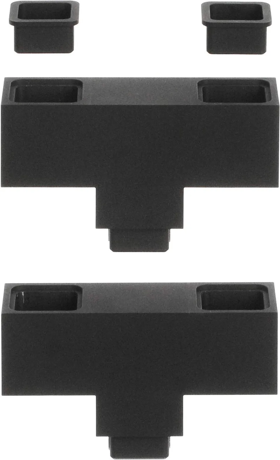 carl-mertens-bricks-modularer-kerzenleuchter-schwarz-mit-kerzen image 1