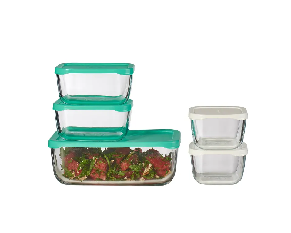 pasabahce-storage-containers-brotdosen-set-mehrfarbig-5-teilig-glas image 1
