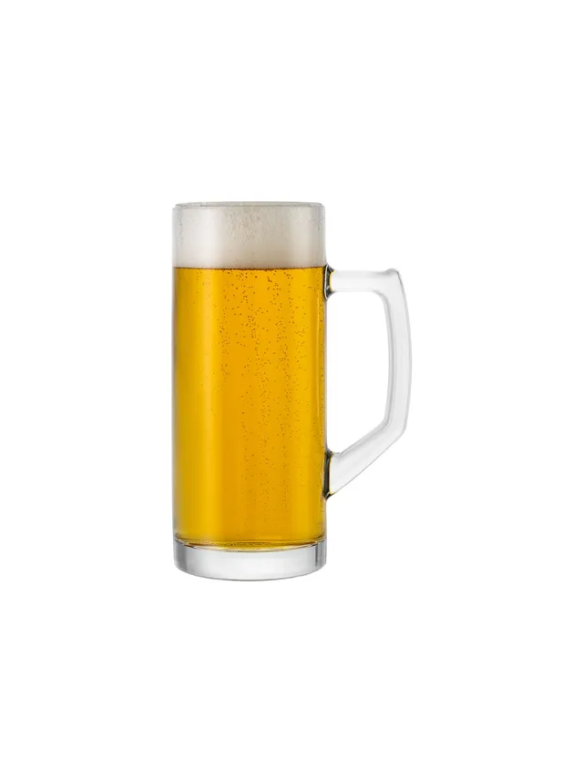 borgonovo-reno-bierkrug-0-4-l-glas-mit-henkel-eichstrich image 1