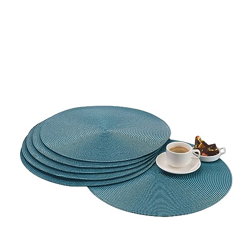 pasabahce-zero-blue-tischset-6er-set-38-cm-rund-f-r-indoor-und-outdoor image 6
