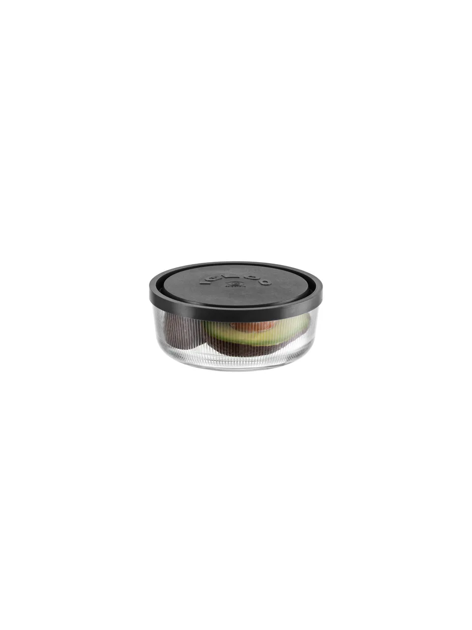 borgonovo-some-lines-vorratsdose-320-ml-schwarzer-deckel image 1