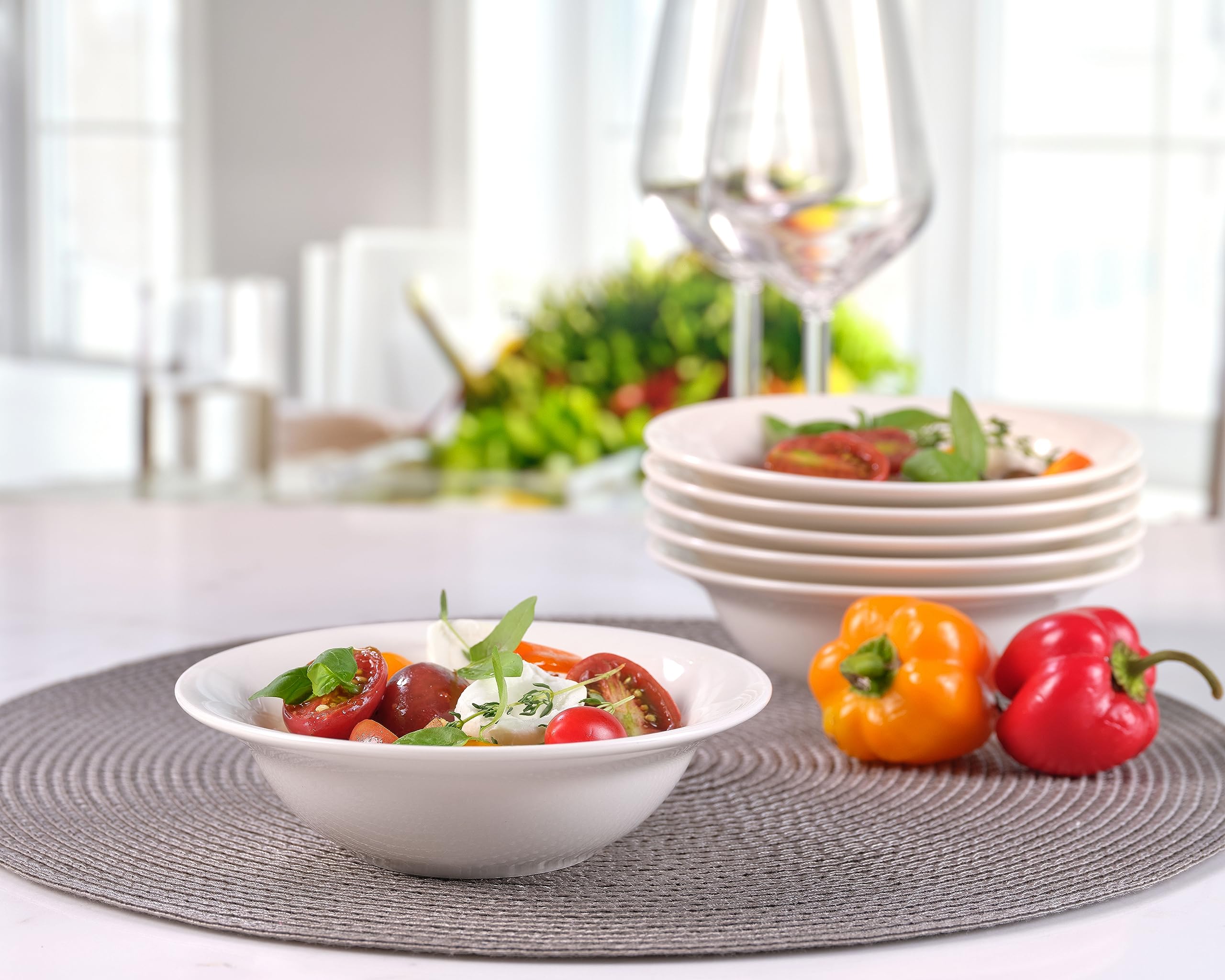 pasabahce-flatware-sets-salatsch-ssel-16cm-wei-porzellan-6er image 4