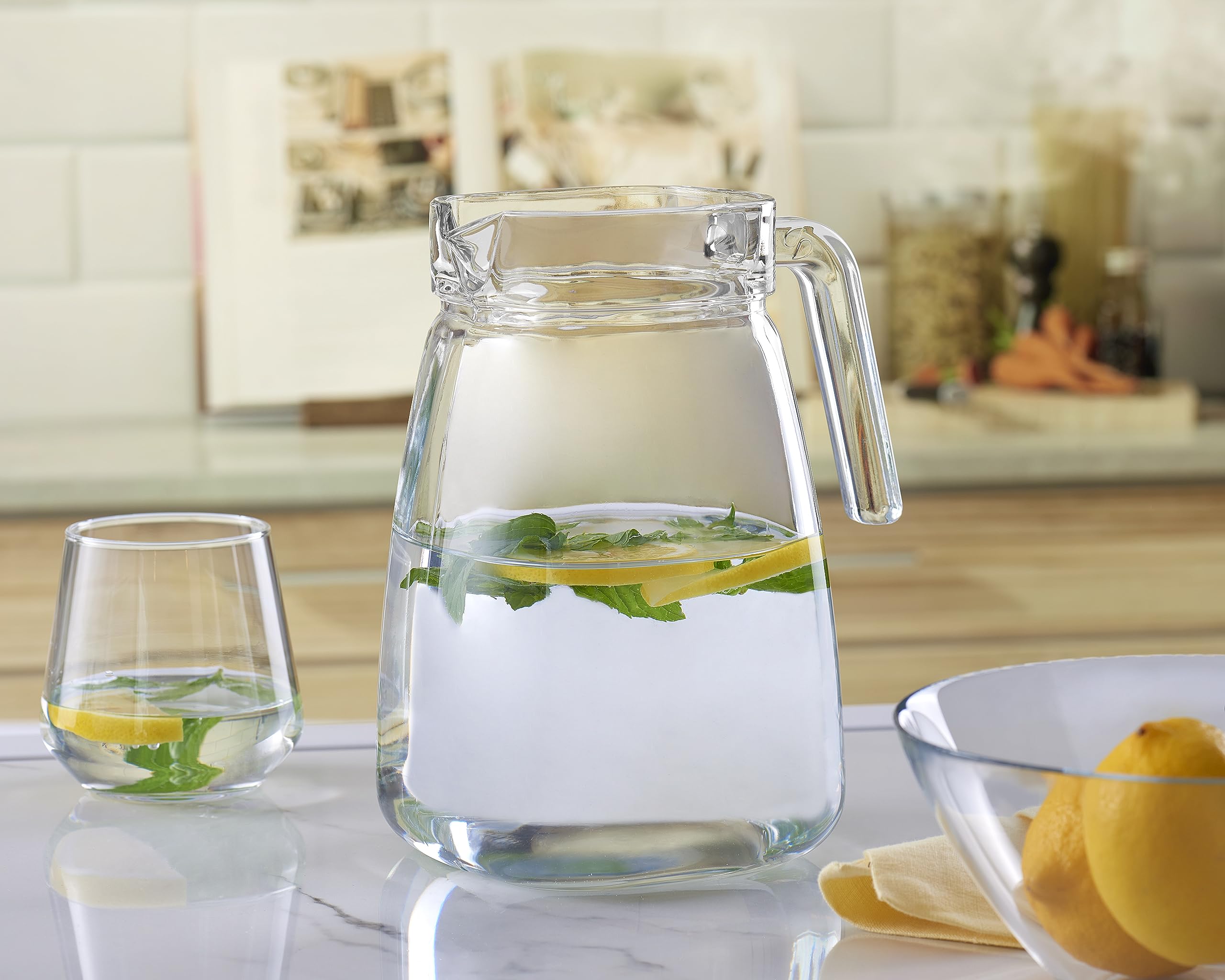 pasabahce-glaskrug-karaffe-1-8-liter-klar-schlank image 5