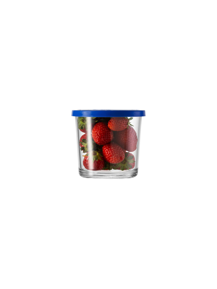 borgonovo-igloo-500-vorratsdose-445-ml-mit-hellblauem-deckel image 2