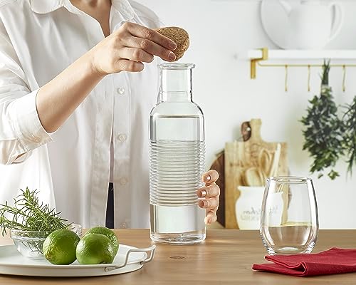 pasabahce-glasflasche-1l-mit-korkdeckel-f-r-wasser-und-milch image 8