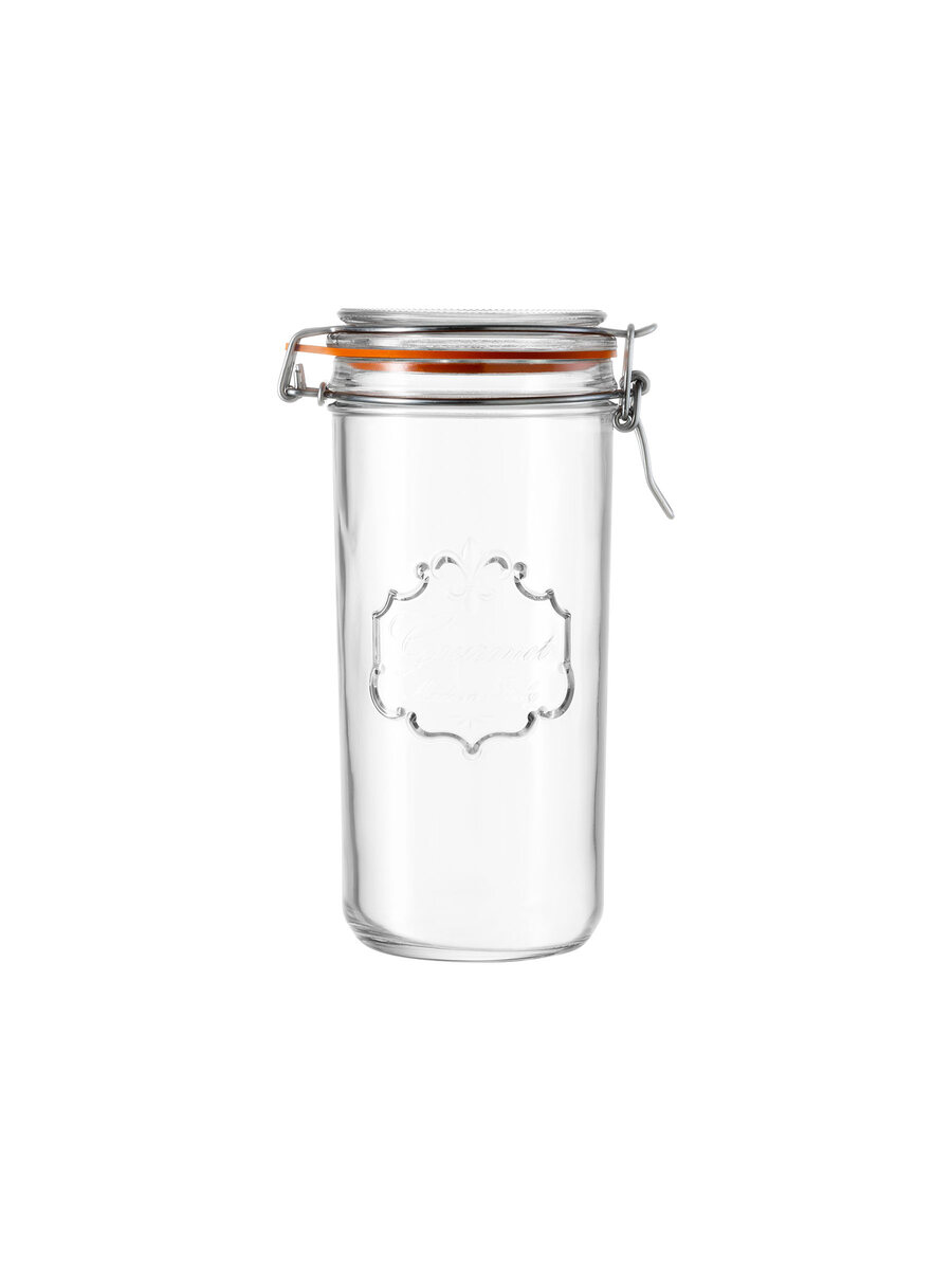 borgonovo-gourmet-vorratsglas-1-l-mit-b-gelverschluss image 2