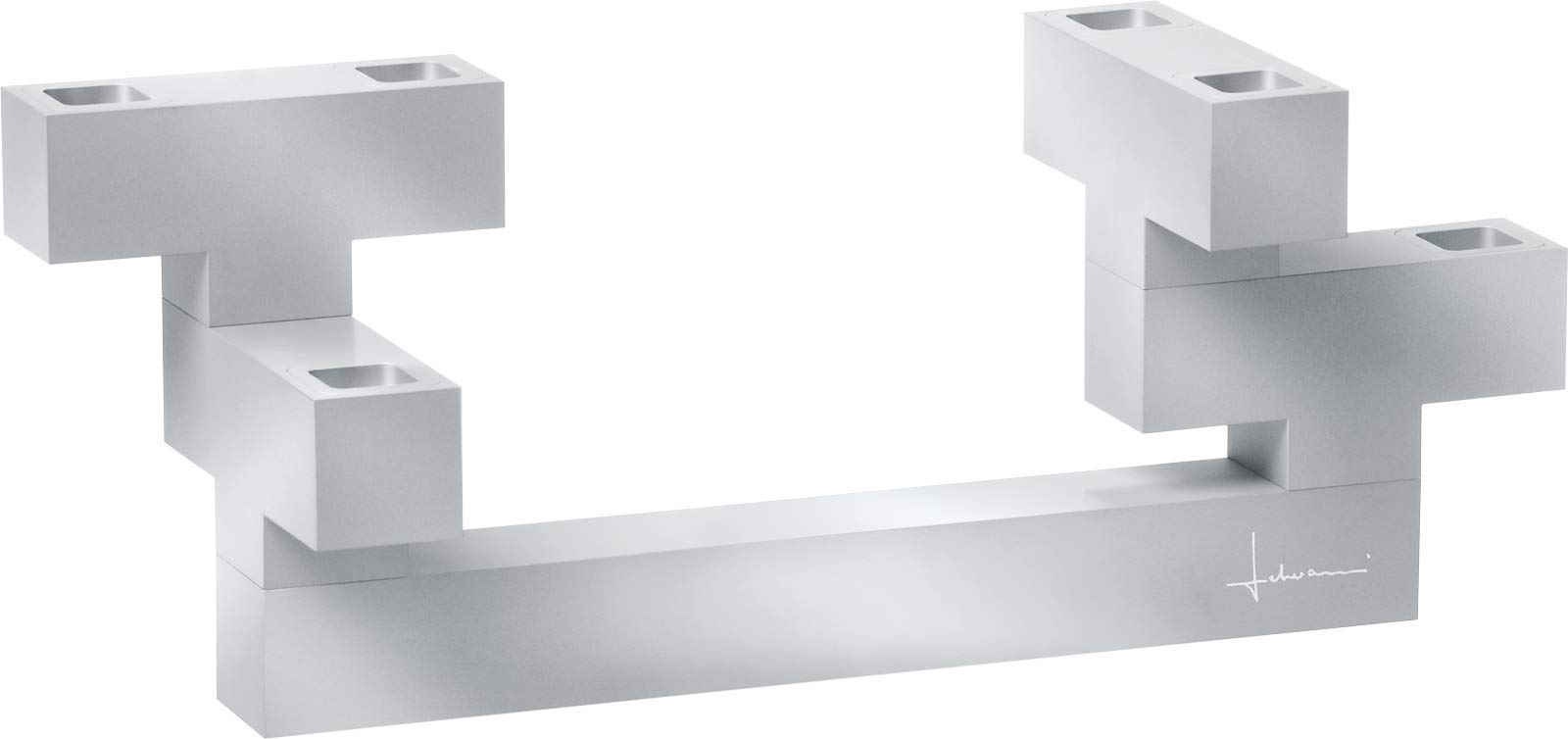 carl-mertens-bricks-kerzenleuchter-modular-matt-mit-kerzen image 2