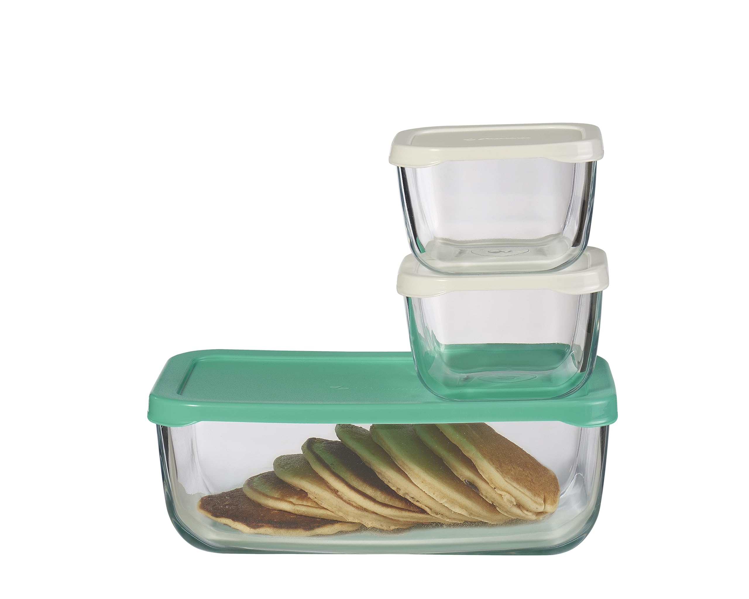 pasabahce-vorratsdosen-set-5er-glas-1030-ml-mehrfarbig image 1