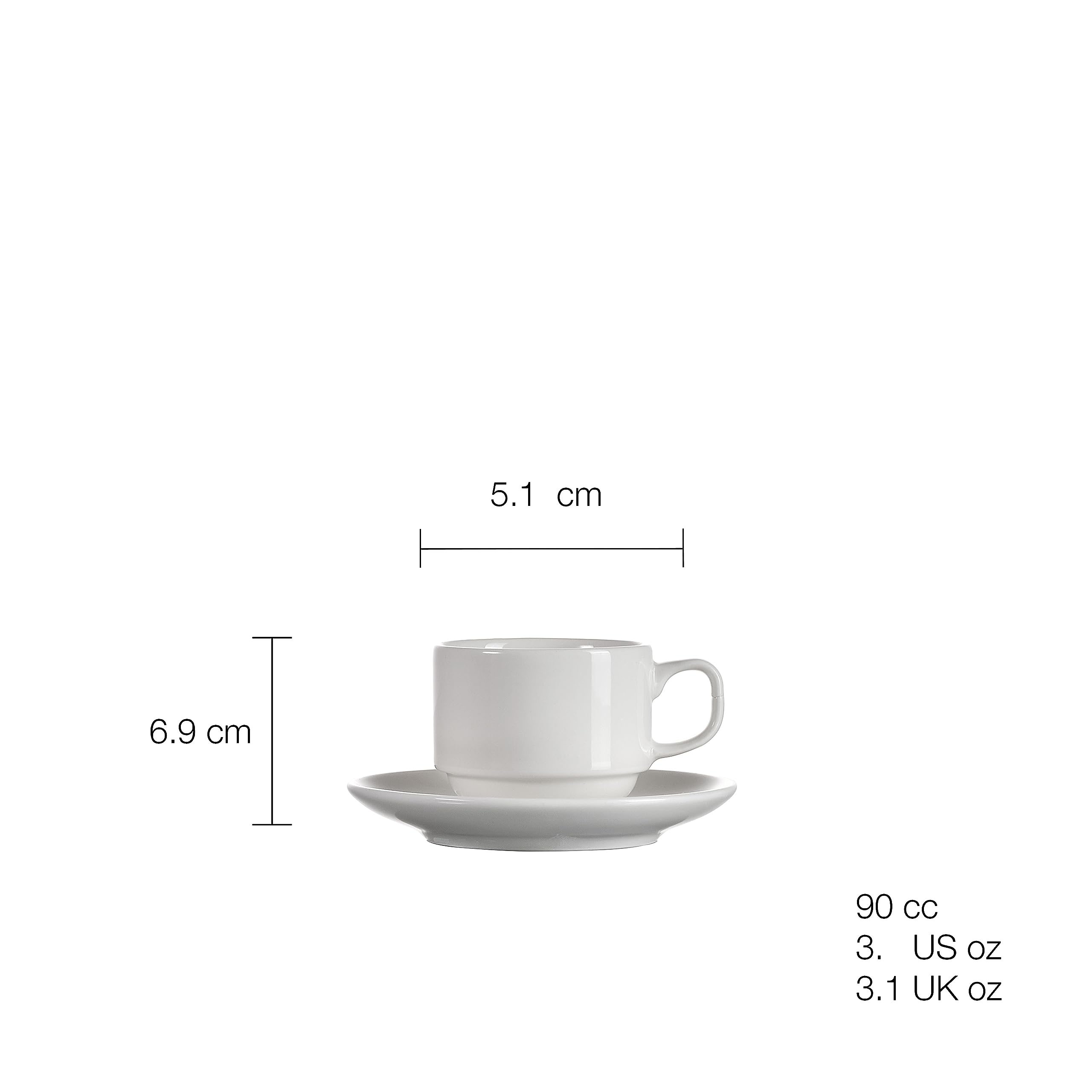 pasabahce-flatware-sets-espressotassen-90ml-wei-porzellan-6er image 2