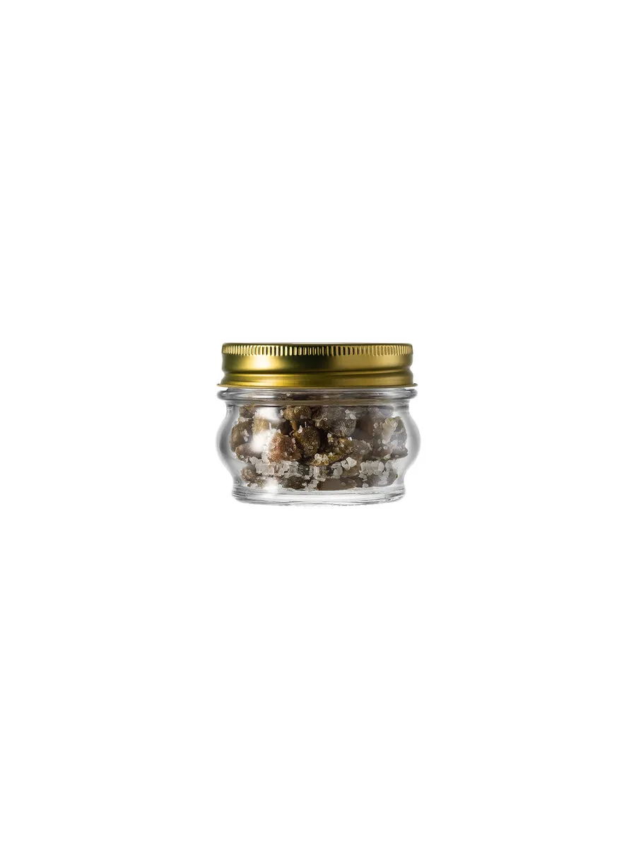 borgonovo-l-ortolano-156-vorratsglas-156-ml-mit-golddeckel image 1