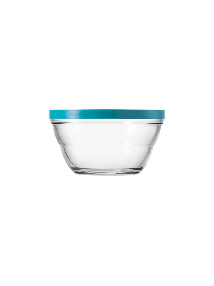 borgonovo-lambada-vorratsschale-670-ml-blauer-deckel image 2