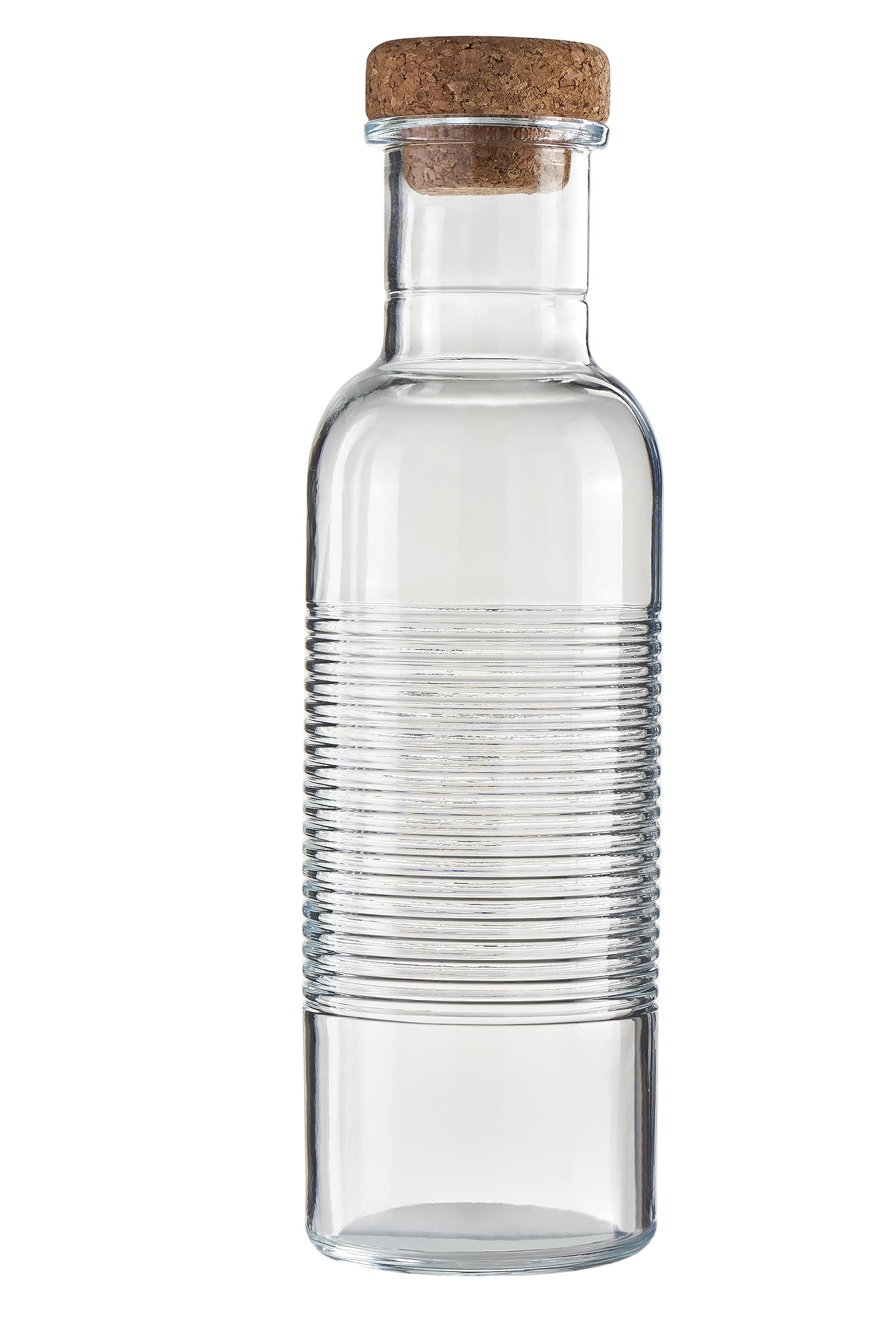 pasabahce-glasflasche-1l-mit-korkdeckel-f-r-wasser-und-milch image 1