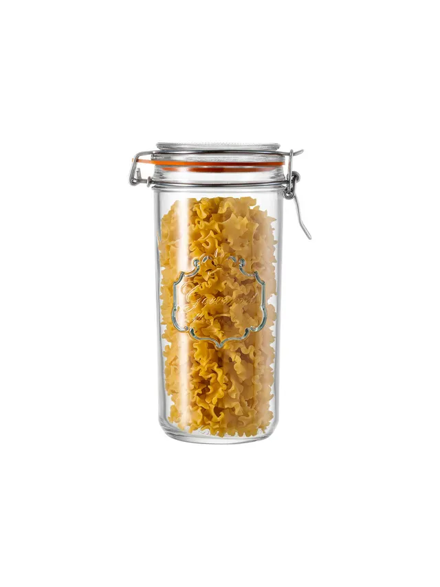 borgonovo-gourmet-vorratsglas-1-l-mit-b-gelverschluss image 1