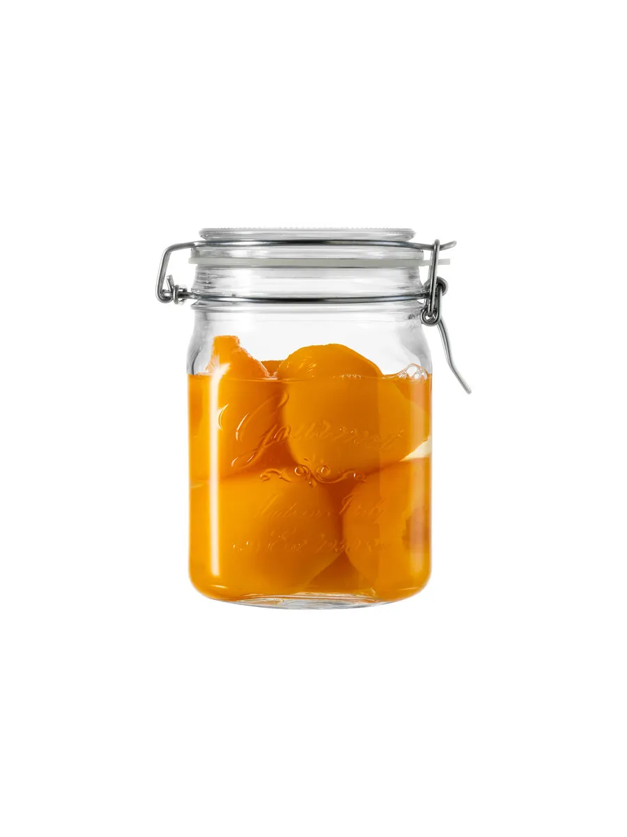 borgonovo-gourmet-vorratsglas-750-ml-eckig-b-gelverschluss image 1