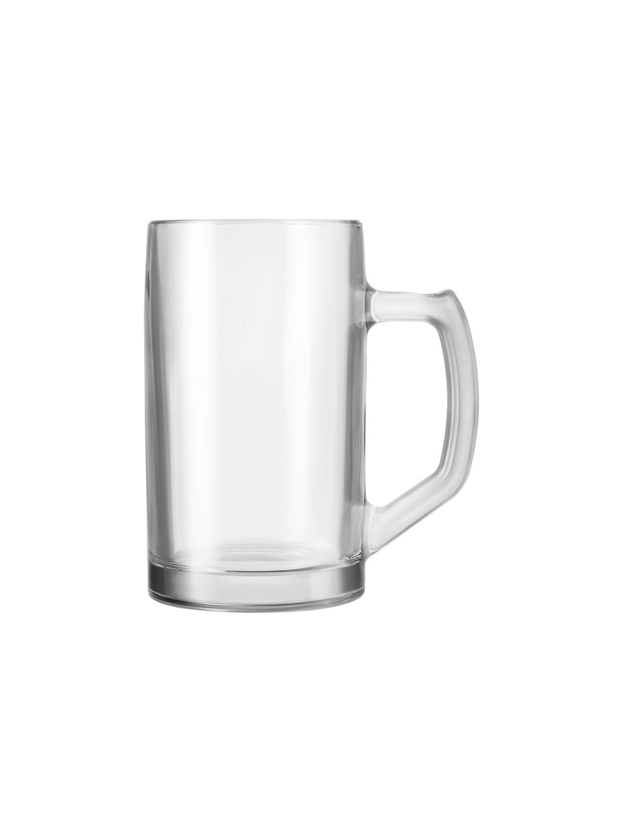 borgonovo-brema-glatt-0-25l-bierkrug-mit-eichstrich-henkel image 2