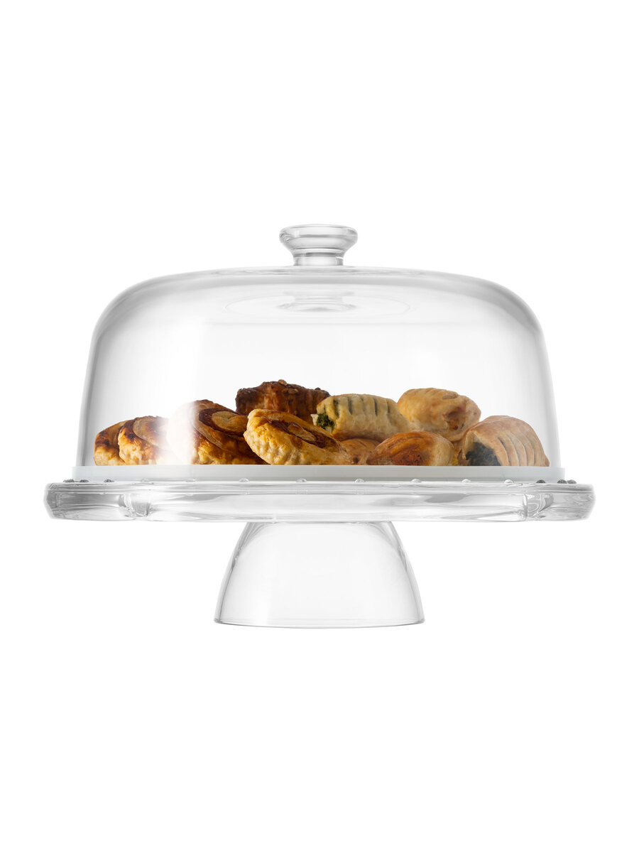 borgonovo-palladio-4-in-1-antipasti-platte-glas-31-cm-mit-haube image 3