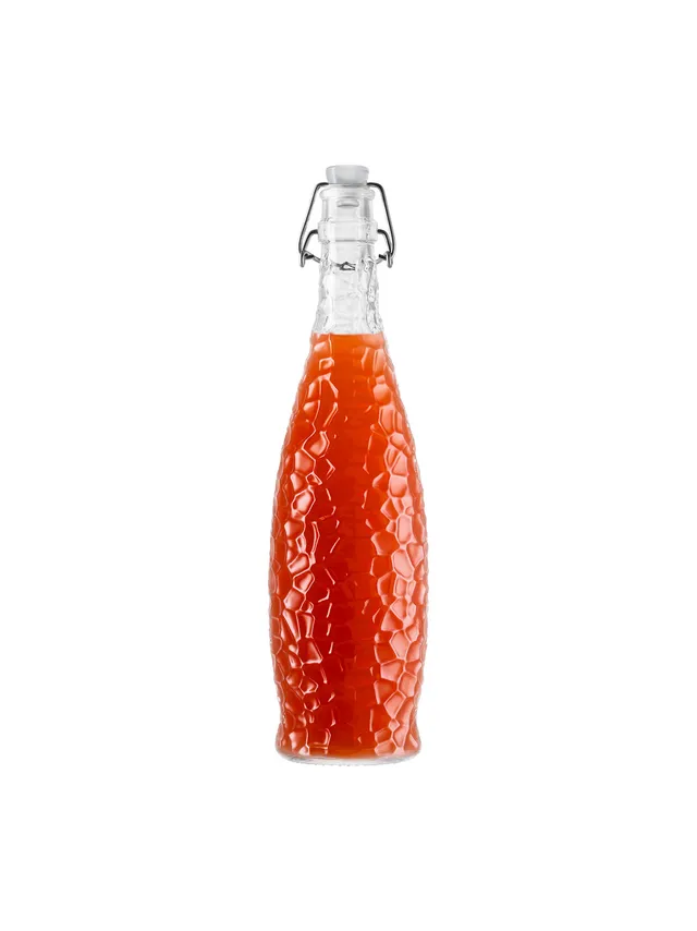 borgonovo-polar-glasflasche-1-l-transparent image 1