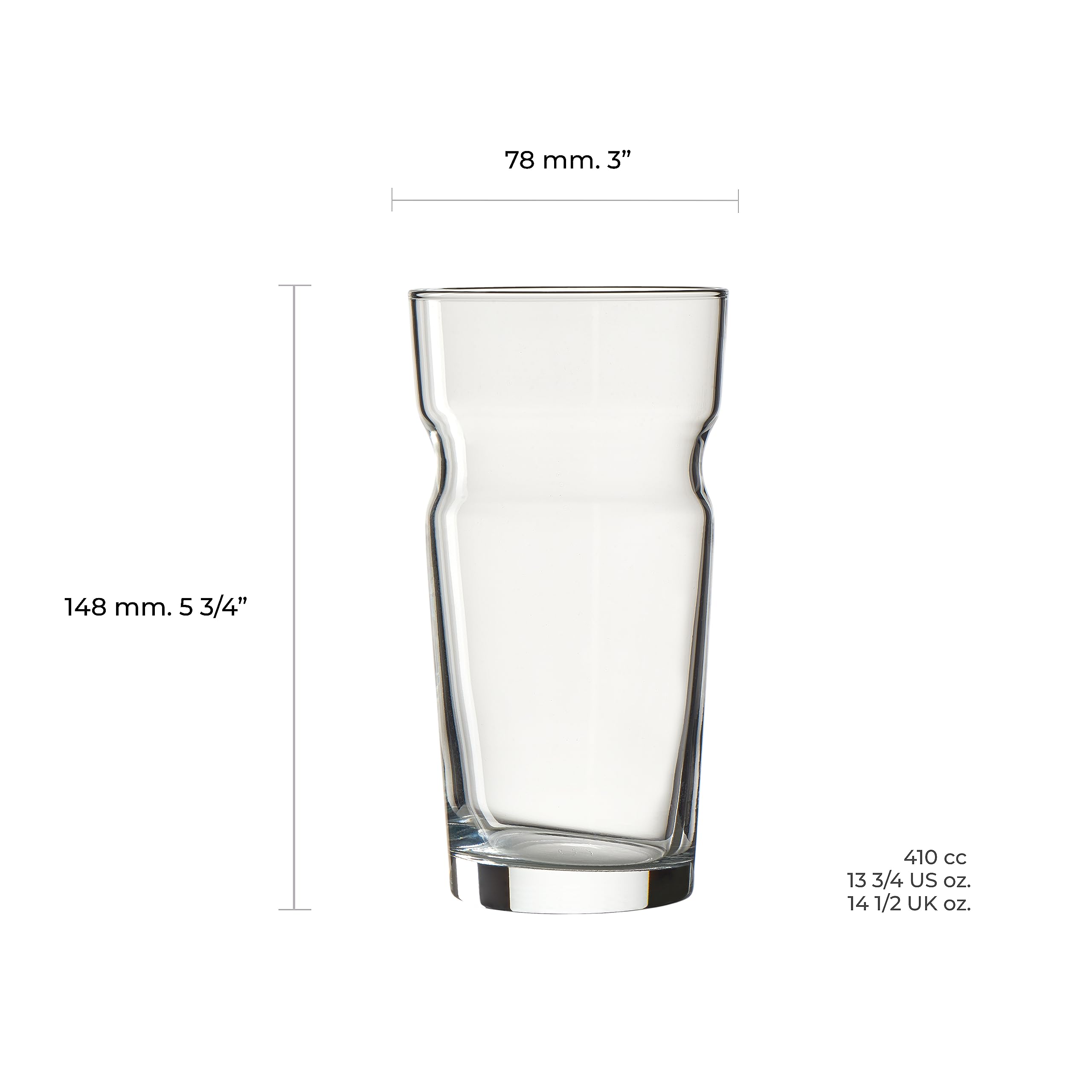pasabahce-blonde-ale-bierglas-41cl-transparent-4er-set image 2