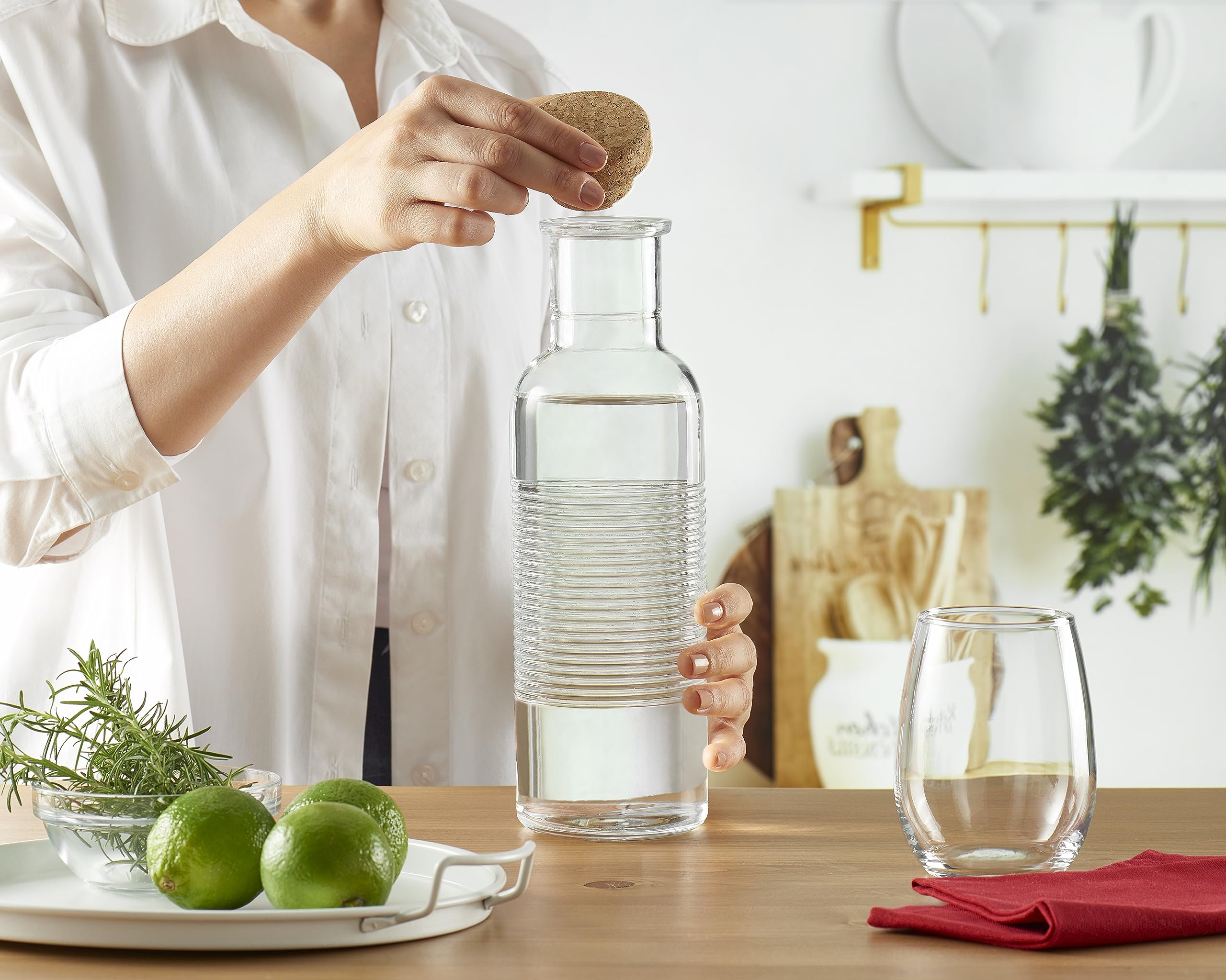 pasabahce-glasflasche-1l-mit-korkdeckel-f-r-wasser-und-milch image 4
