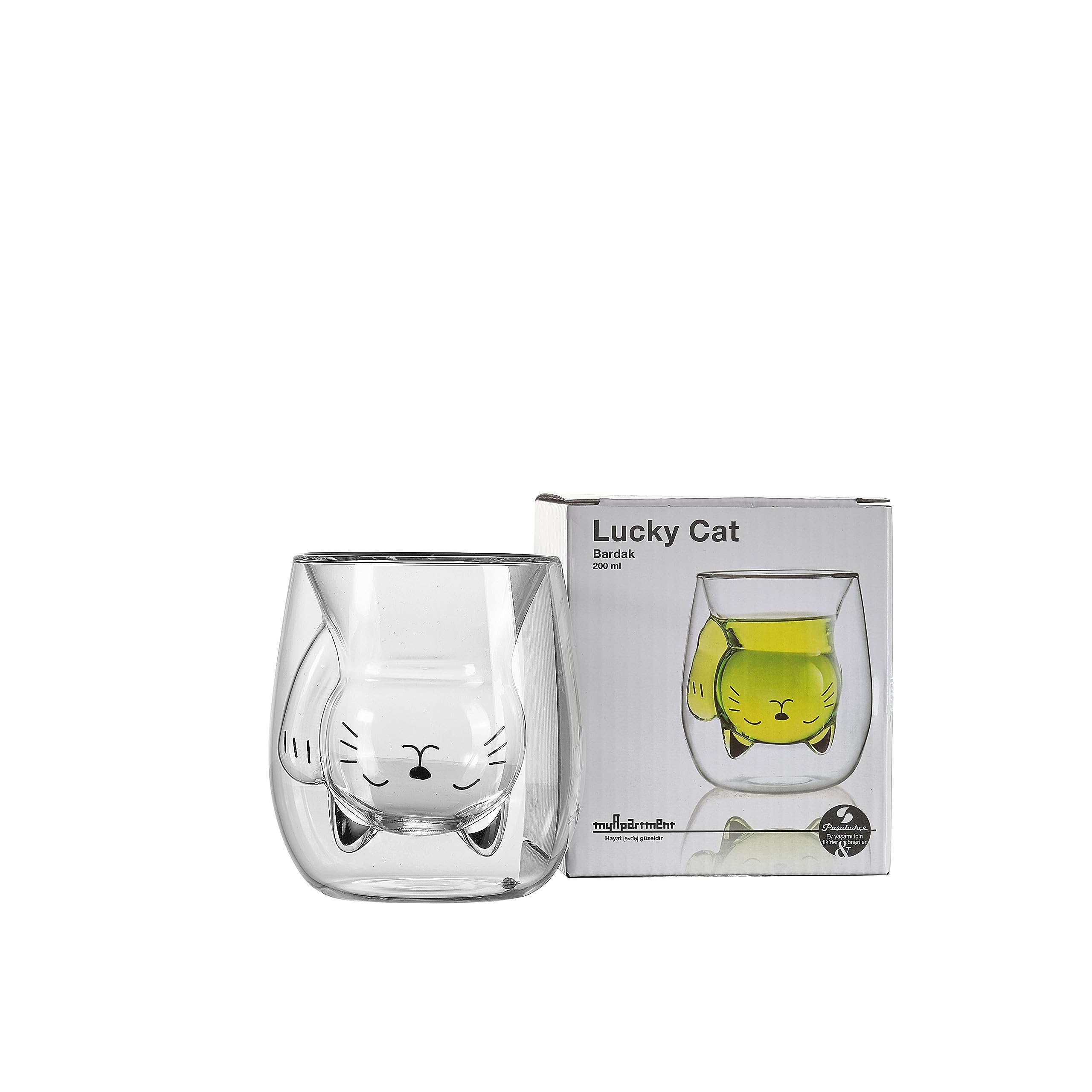 pasabahce-lucky-cat-doppelwand-kaffeeglas-200-ml-borosilikat image 4