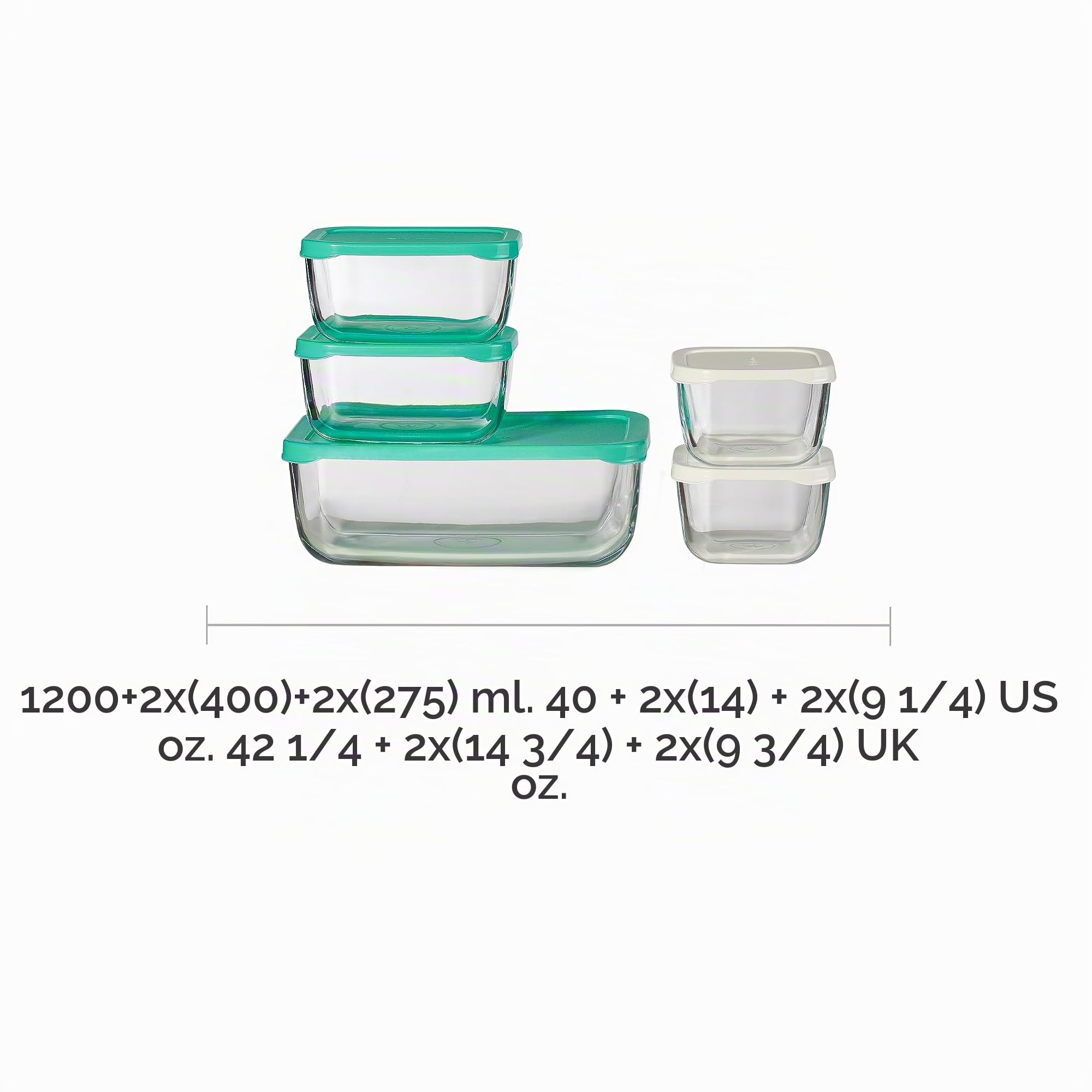 pasabahce-storage-containers-brotdosen-set-mehrfarbig-5-teilig-glas image 2