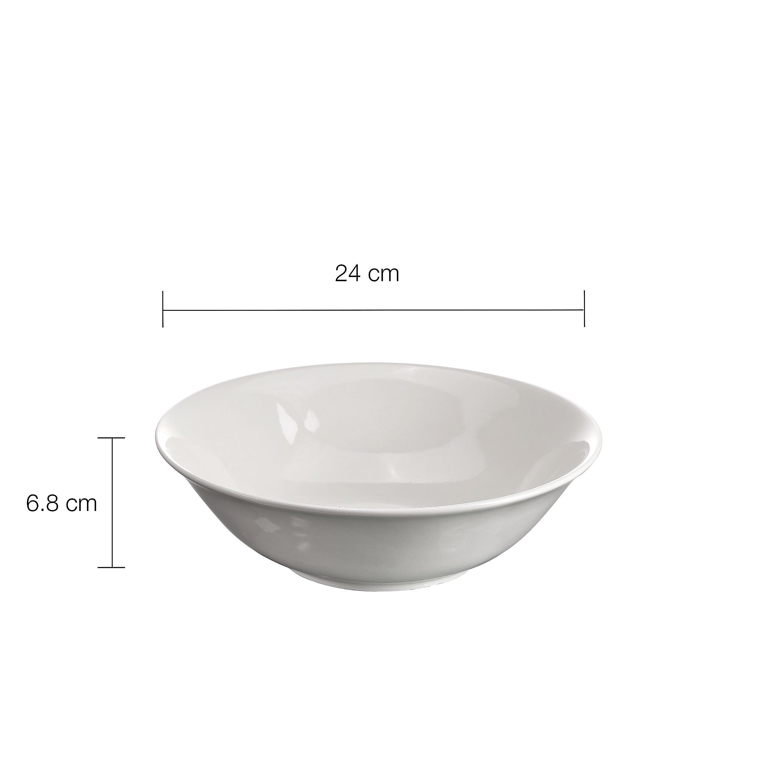 pasabahce-flatware-sets-servierschale-24cm-wei-porzellan image 2