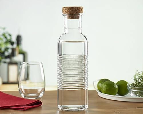 pasabahce-glasflasche-1l-mit-korkdeckel-f-r-wasser-und-milch image 7