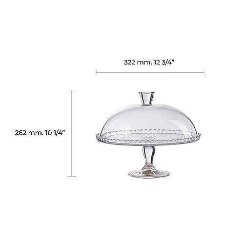 pasabahce-tortenplatte-mit-kuchenglocke-glas-32-cm image 8