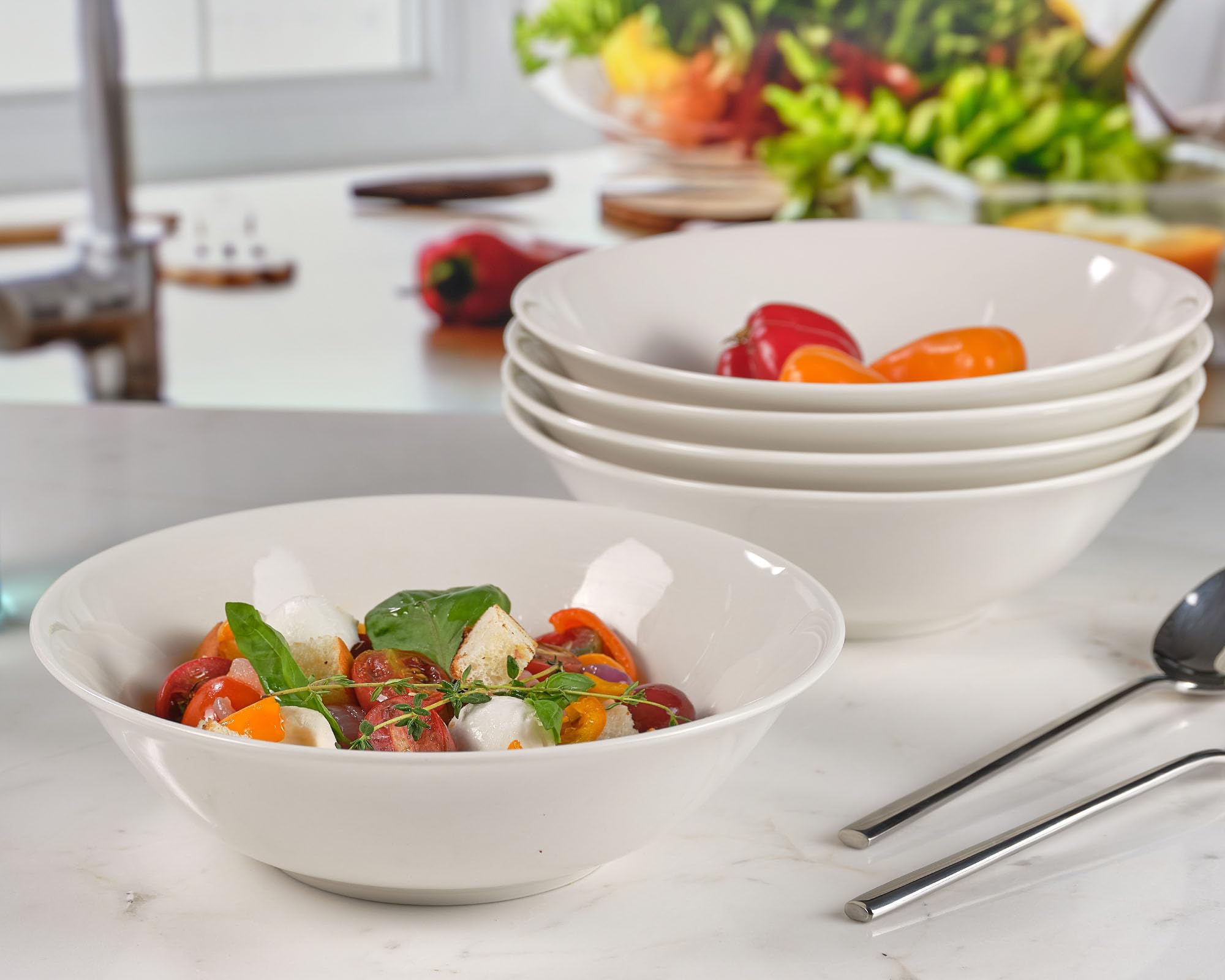 pasabahce-flatware-sets-porzellansch-sseln-24cm-wei-4er-set image 6